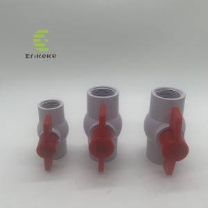 O PVC de alta pressão da válvula de esfera para a água da bebida